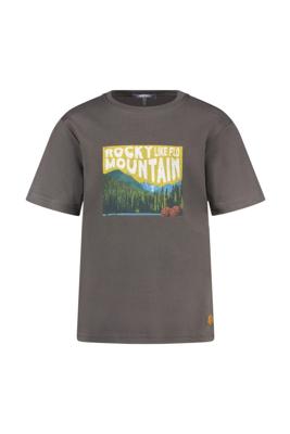 Like Flo winter slub jersey t-shirt jongens - grijs - Eagle