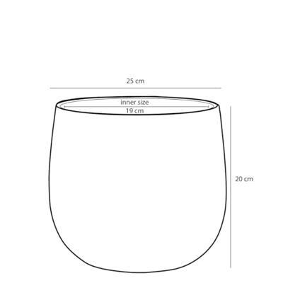 Mica Decorations Pablo Bloempot ⌀25 cm