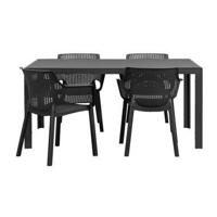 Le Sud tuinset Eva Savoie - antracietkleur - 5-delig - thumbnail