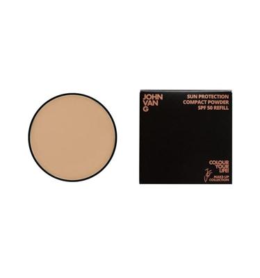 John van G Sun protection compact powder refill 60 SPF50 1 Stuks