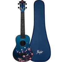 Flight Travel Series TUC Sakura concert ukelele met gigbag - thumbnail