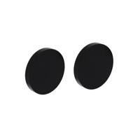 Intersteel Rozet blind 55x8mm aluminium zwart - thumbnail