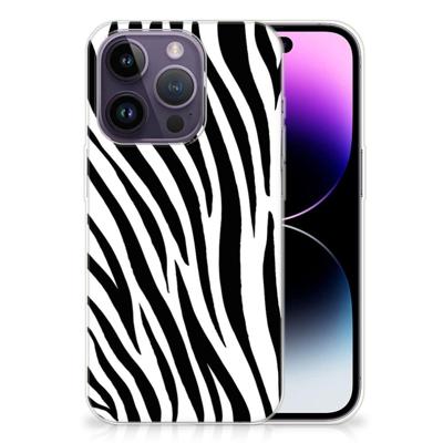 Apple iPhone 14 Pro | TPU Hoesje | Zebra