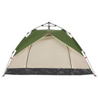 Koepeltent 2-persoons snelontgrendeling groen - thumbnail