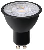 LED spot GU10 230V 7-75W 60gr zwart 4000K dimbaar - LED0652 - thumbnail