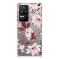 Smartphone hoesje Xiaomi Poco F4 Watercolor Flowers - thumbnail