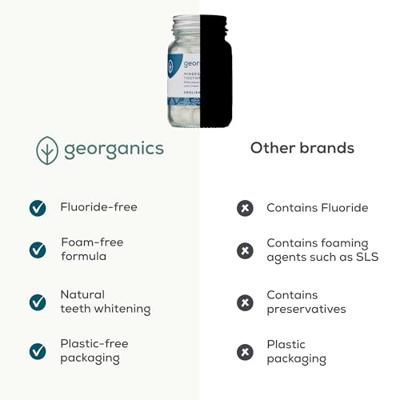 Georganics Toothpaste tablets english peppermint 120 Tabletten