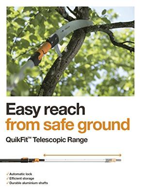 Fiskars QuikFit 1000666 Telescoopsteel 240 cm