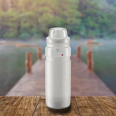 Elite bottle with protective cap fly mtb tex transparent 750ml