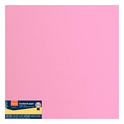 Florence • cardstock papier 216g textuur 30,5x30,5cm pink 20x