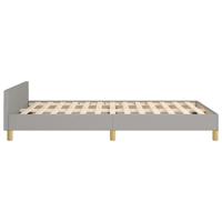 Bedframe zonder matras 120x190 cm stof lichtgrijs - thumbnail