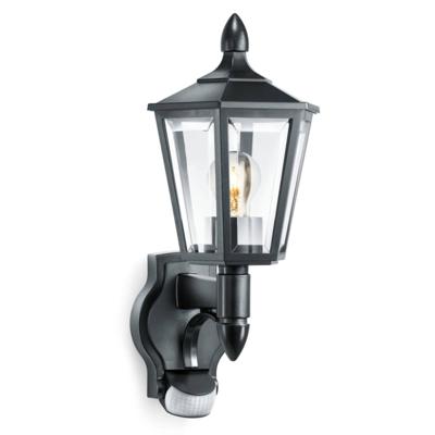 Steinel AUSSENLEUCHTE L 15 S SW 617813 Buitenlamp met bewegingsmelder (wand) LED E27 60 W Zwart - thumbnail