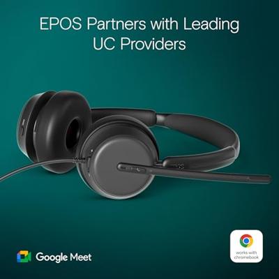 EPOS IMPACT 860 ANC Headset Bedraad Hoofdband Kantoor/callcenter USB Type-C Zwart - thumbnail