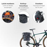Basil navigator m waterdichte fietstas zwart - thumbnail