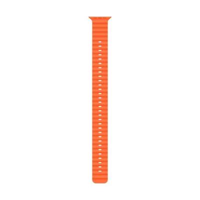 Apple Watch Band - Ocean Band Extension - 49 mm - Oranje - Eén maat voor de meeste polsen
