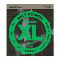 D'Addario ENR70 half rounds snarenset voor elektrische basgitaar - thumbnail