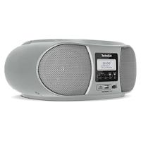 TechniSat DIGITRADIO 1990 Radio/CD-speler DAB+, VHF (FM) AUX, Bluetooth, CD, USB Acculaadfunctie, Wekfunctie Zilver - thumbnail