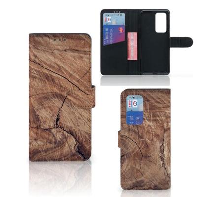 Huawei P40 Pro | Book Style Case | Tree Trunk Huawei P40 Pro | Book Style Case | Tree Trunk