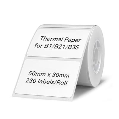 NIIMBOT A2A88358101 Etiketten (rol) 50 x 30 mm Wit 230 stuk(s) Universele etiketten - thumbnail