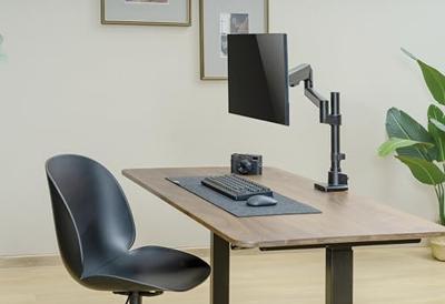 My Wall HL 51-1 L Monitor-tafelbeugel 1-voudig 43,2 cm (17) - 81,3 cm (32) Zwart In hoogte verstelbaar