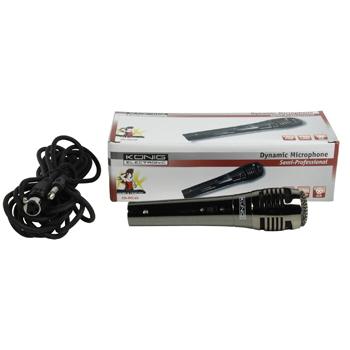 Dynamische metalen microfoon, brons kleur