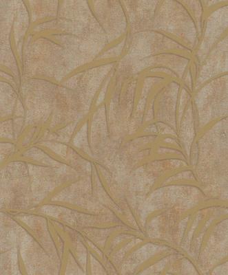 Marburg City Glow; The New Design Book Behang met metallic bladeren - 34288