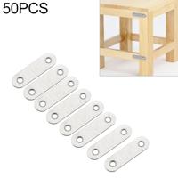 50 stuks roestvrijstaal verbindings code recht verbindingsstuk aantal: 3 - thumbnail