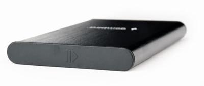 USB 3.1 2.5&apos; SATA HDD/SSD behuizing met USB-C poort, geborsteld aluminium, Grijs