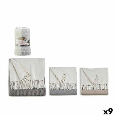 Bankhoes Gift Decor Bruin Grijs Natuurlijk 180 x 240 cm 16 x 32 x 16 cm 16 x 13 x 40 cm 16 x 32 x 13 cm Punten (9 Stuks)