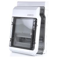 Hensel 6100430 KV 9220 Kleine verdeelkast Opbouw (op muur) Aantal groepen: 12 Aantal rijen: 1 Inhoud: 1 stuk(s)