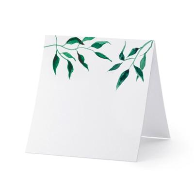 Plaatskaartjes Watercolor Leaves (25st)