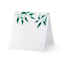 Plaatskaartjes Watercolor Leaves (25st) - thumbnail