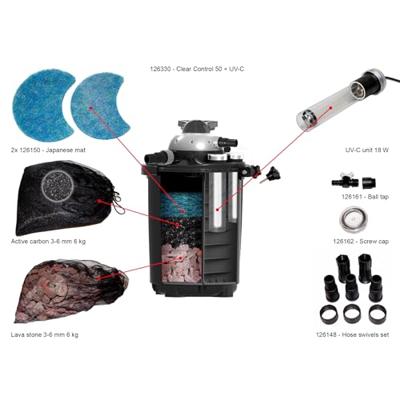 Velda Clear Control 25 Drukfilter met UV-C 9W - Gezond & Helder Vijverwater - thumbnail