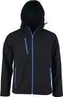 Promat/Tecwerk Softshelljack | Promat/Tecwerk | maat XL | zwart | 96 % PES / 4 % Spandex - 4000379343 - thumbnail