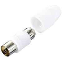 TRU COMPONENTS TC-10336032 Coax-koppeling Aansluitingen: Coax-bus IEC Kabeldiameter: 7.8 mm 1 stuk(s) - thumbnail