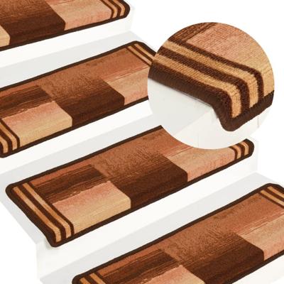 Trapmatten zelfklevend 15 st 65x21x4 cm bruin Trapmatten zelfklevend 15 st 65x21x4 cm bruin
