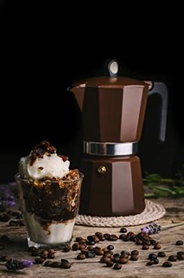 Italiaanse Koffiepot Monix NEW CREAM Inhoud 12 bekers