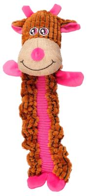 Hondenspeelgoed Bungee Hond Koe of Ezel - 34 cm 17 x 6 x 34 cm Flamingo Multicolor