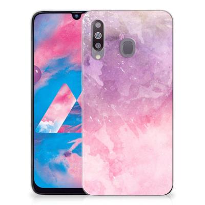 Smartphone hoesje Samsung Galaxy M30 Pink Purple Paint