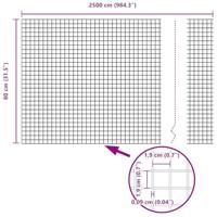 VidaXL Gelaste draadhek groen 0.8 x 25 m - thumbnail