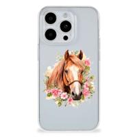 TPU Hoesje voor iPhone 15 Pro Paard - thumbnail