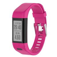 Smart Watch silicone polsband horlogeband voor Garmin Vivosmart HR + (Rose Red) - thumbnail