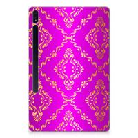 TPU Case Samsung Galaxy Tab S7 Plus | S8 Plus Barok Roze - thumbnail
