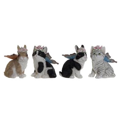 Decoratieve figuren DKD Home Decor 11 x 13 x 15 cm dieren (4 Stuks) Decoratieve figuren DKD Home Decor 11 x 13 x 15 cm dieren (4 Stuks)