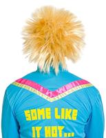 Blonde foute pruik man - thumbnail