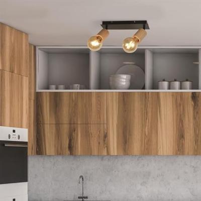 Searchlight Houten plafondlampSpinny 2-lichts - 50211-2NA