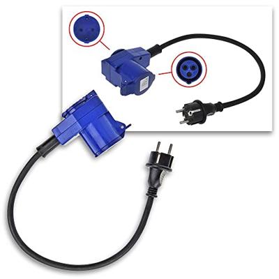 Pro Plus Verloopkabel 40cm Schuko Naar Haakse Cee Pro Plus Verloopkabel 40cm Schuko Naar Haakse Cee