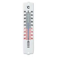 Thermometer kunststof wit - thumbnail