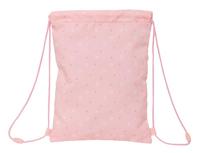 Rugtas met Koordjes Safta Bunny Roze 26 x 34 x 1 cm - thumbnail