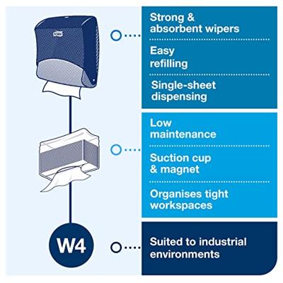 TORK 654000 Performance Handdoekdispenser Kunststof Wit, Turquoise 1 stuk(s)